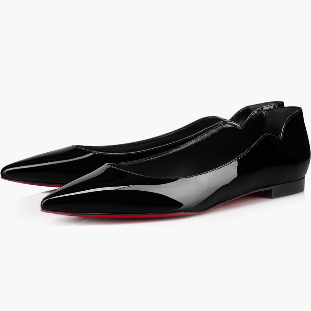 Authentic Christian Louboutin Hot Chickita Flats
